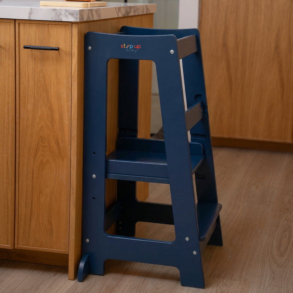 The Toddler Tower with adjustable step