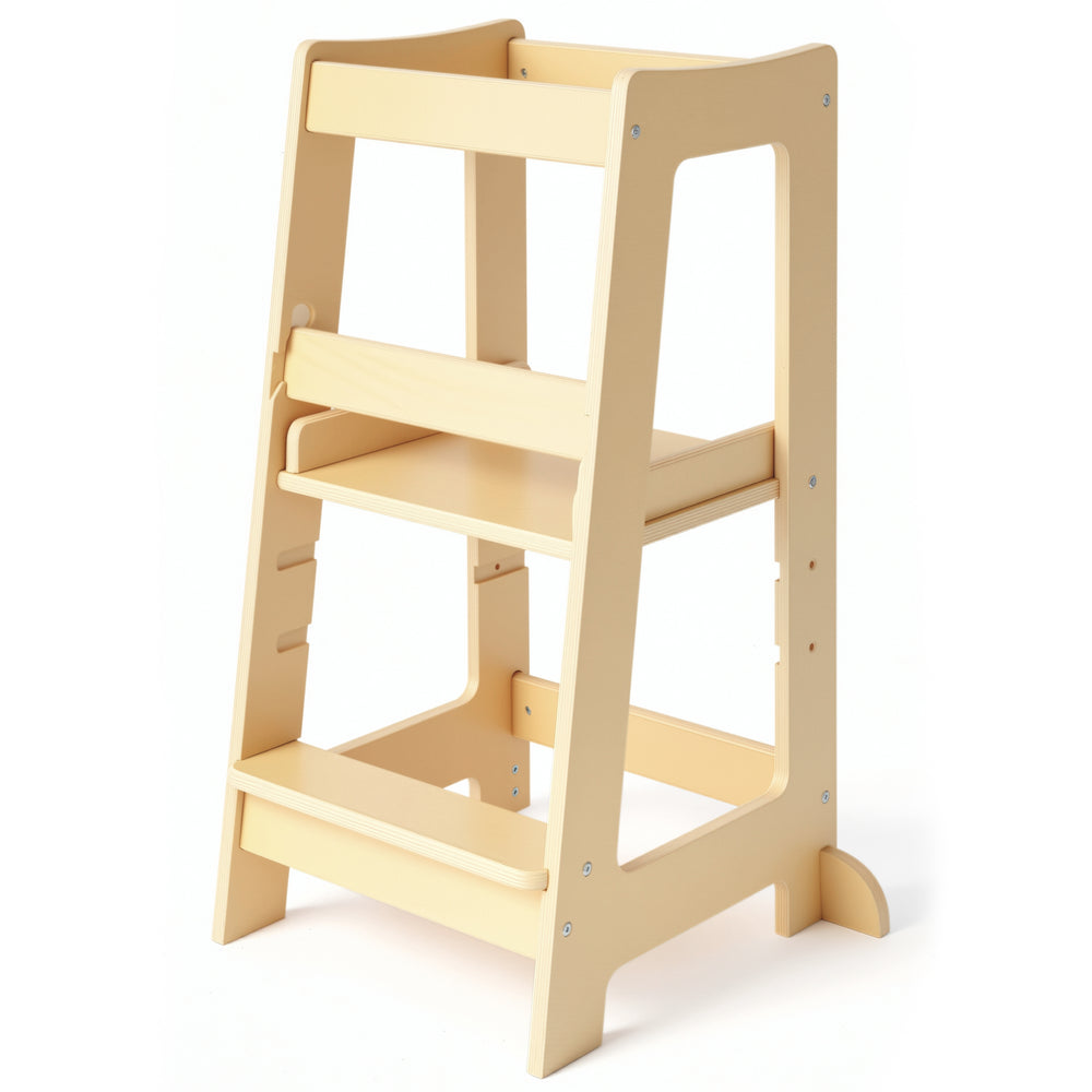 The Toddler Tower with adjustable step