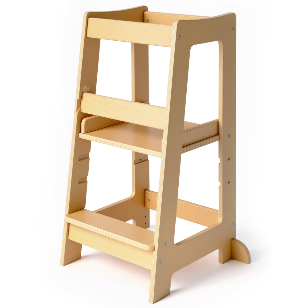 The Toddler Tower with adjustable step